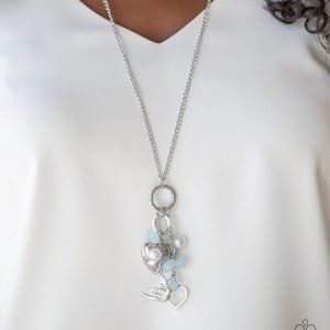 I Will Fly Blue Necklace